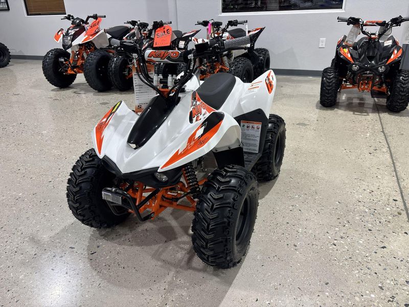 New 2026 Kayo STORM 70  in a WHITE exterior color. Victorville Del Amo Motorsports 760-241-7387 delamomotorsportsofvictorville.com 