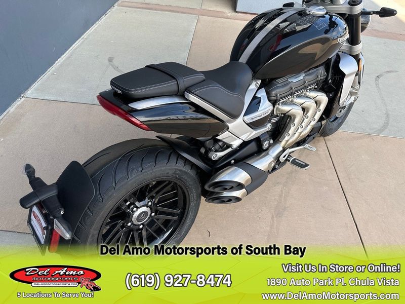 2024 Triumph ROCKET 3 R  in a SAPPHIRE BLACK exterior color. Del Amo Motorsports of South Bay (619) 547-1937 delamomotorsports.com 