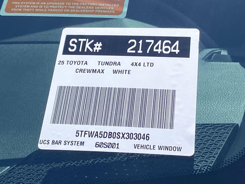 2025 Toyota Tundra LimitedImage 22