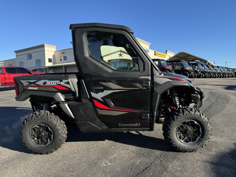 2024 Kawasaki RIDGE XR WITH HVAC RED AND BLACKImage 4