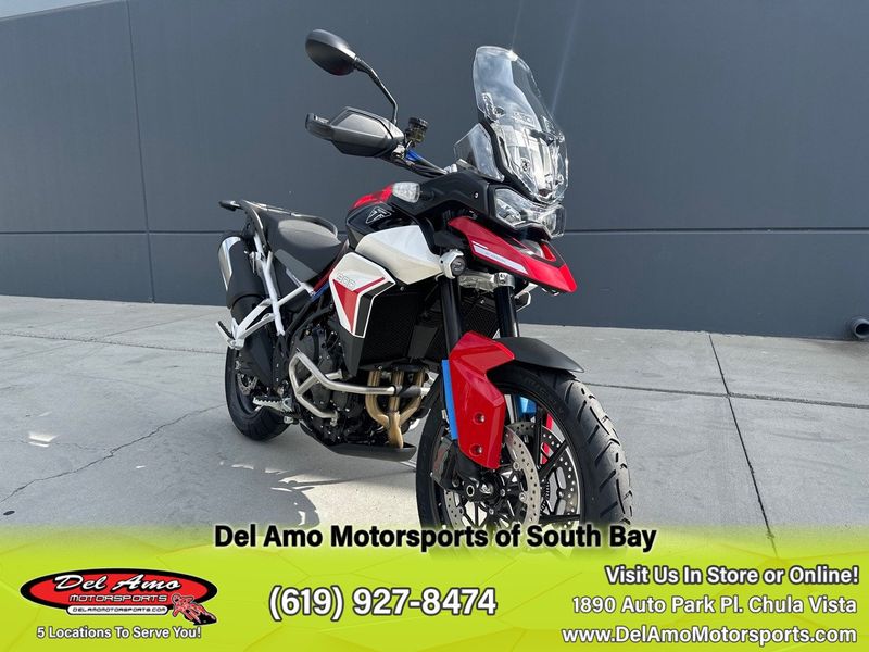 2024 Triumph TIGER 900 GT ARAGON EDITION  in a DIABLO RED/PHANTOM BLACK exterior color. Del Amo Motorsports of South Bay (619) 547-1937 delamomotorsports.com 