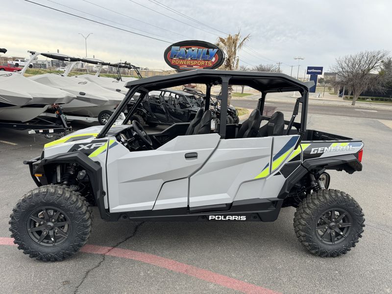 2024 POLARIS GENERAL XP 4 1000 SPORT  GHOST GRAY in a GRAY exterior color. Family PowerSports (877) 886-1997 familypowersports.com 