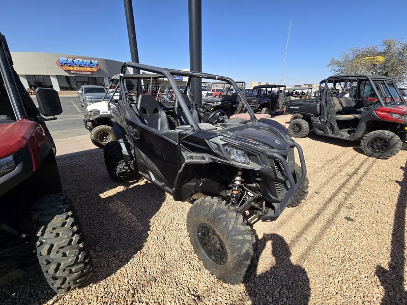 2025 CAN-AM MAVERICK SPORT DPS 60 1000R TRIPLE BLACK in a TRIPLE BLACK exterior color. Family PowerSports (877) 886-1997 familypowersports.com 