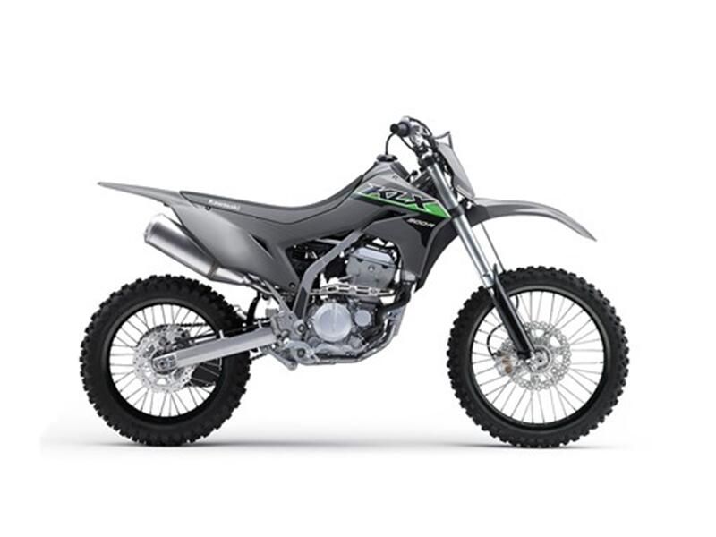 2024 Kawasaki KLX 300R in a Battle Gray exterior color. Greater Boston Motorsports 781-583-1799 pixelmotiondemo.com 