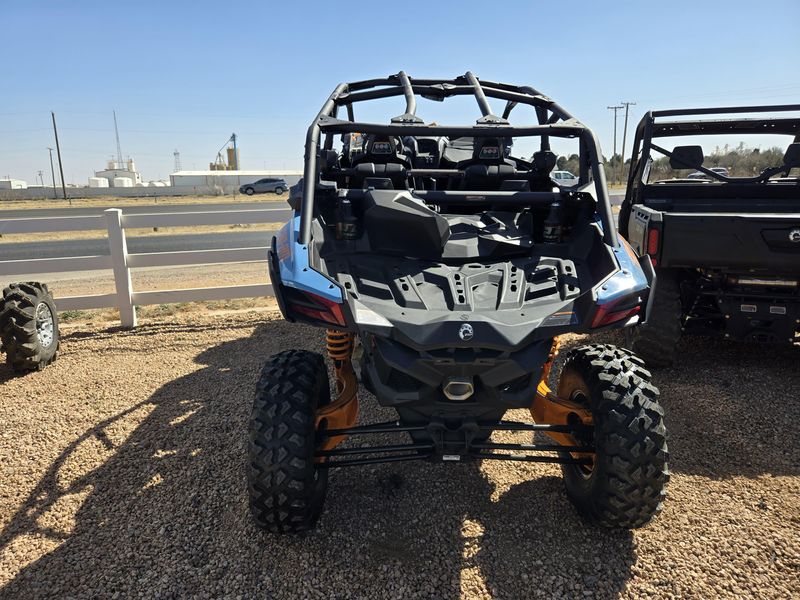 2025 Can-Am MAVERICK X3 MAX DS TURBO SCANDI BLUE AND ORANGE CRUSHImage 6