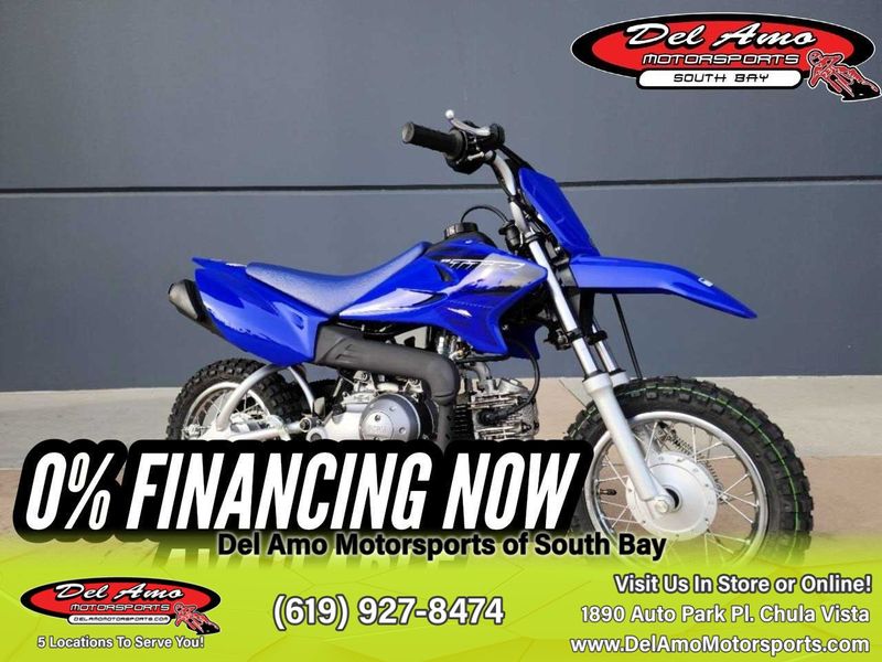 2023 Yamaha TTR50EPC  in a TEAM YAMAHA BLUE exterior color. Del Amo Motorsports of South Bay (619) 547-1937 delamomotorsports.com 