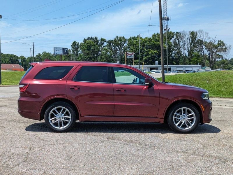 2021 Dodge Durango GT Plus in a Octane Red Pearl Coat exterior color and Blackinterior. Johnson Dodge 601-693-6343 pixelmotiondemo.com 