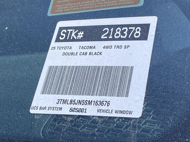 New 2025 Toyota Tacoma TRD SportImage 21