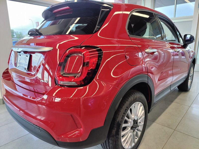 2023 Fiat 500x Pop Awd in a Passione Red exterior color and Black Heated Seatsinterior. Schmelz Countryside Alfa Romeo and Fiat (651) 968-0556 schmelzfiat.com 