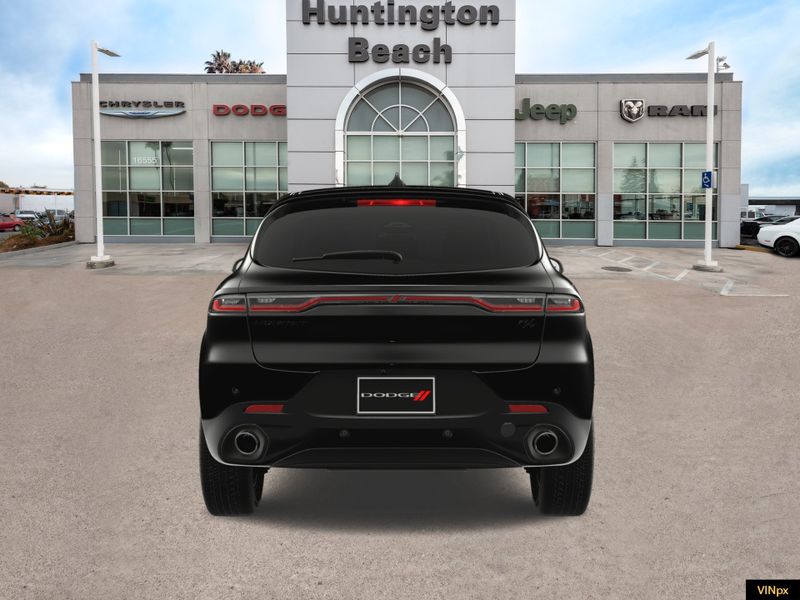 2024 Dodge Hornet R/T Plus AWD in a 8 Ball exterior color and Blackinterior. BEACH BLVD OF CARS beachblvdofcars.com 