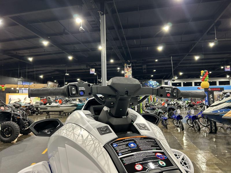 2025 Yamaha GP SVHO W/AUDIO  in a WHITE/RACING BLUE exterior color. Del Amo Motorsports of Redondo Beach (424) 390-7811 delamomotorsports.com 