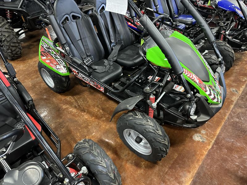 2022 TRAILMASTER BLAZER 200R GREEN  in a GREEN exterior color. Family PowerSports (877) 886-1997 familypowersports.com 