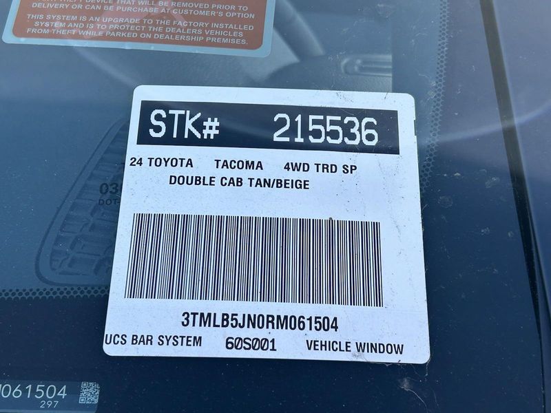 New 2024 Toyota Tacoma TRD SportImage 20