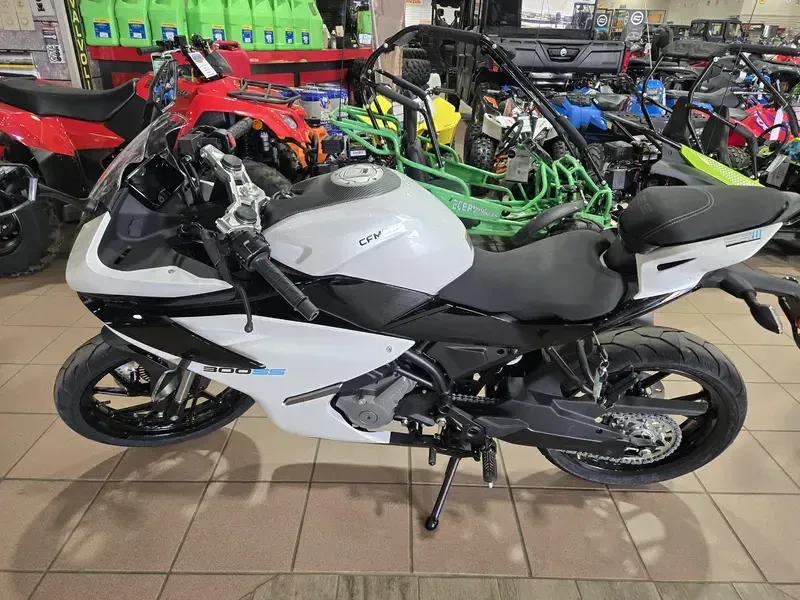 2025 CFMOTO 300SS NEBULA WHITE Image 3