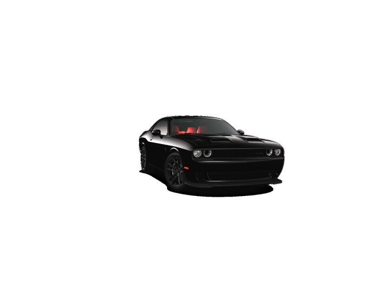 2023 Dodge Challenger SRT Hellcat Jailbreak in a Pitch Black exterior color and Demonic Red/Blackinterior. BEACH BLVD OF CARS beachblvdofcars.com 