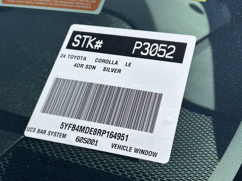 Used 2024 Toyota Corolla LEImage 33