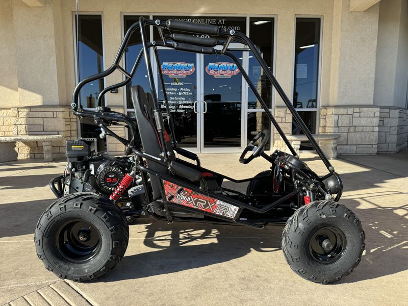 2024 TRAILMASTER MINI XRXR BLACK  in a BLACK exterior color. Family PowerSports (877) 886-1997 familypowersports.com 