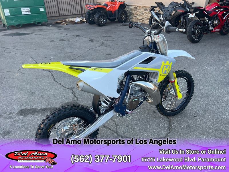 2023 HUSQVARNA TC 85 17/14  in a WHITE exterior color. Del Amo Motorsports of Los Angeles (562) 262-9181 delamomotorsports.com 