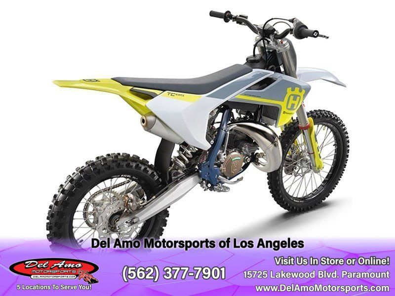 2024 HUSQVARNA TC 85 19/16  in a WHITE exterior color. Del Amo Motorsports of Los Angeles (562) 262-9181 delamomotorsports.com 