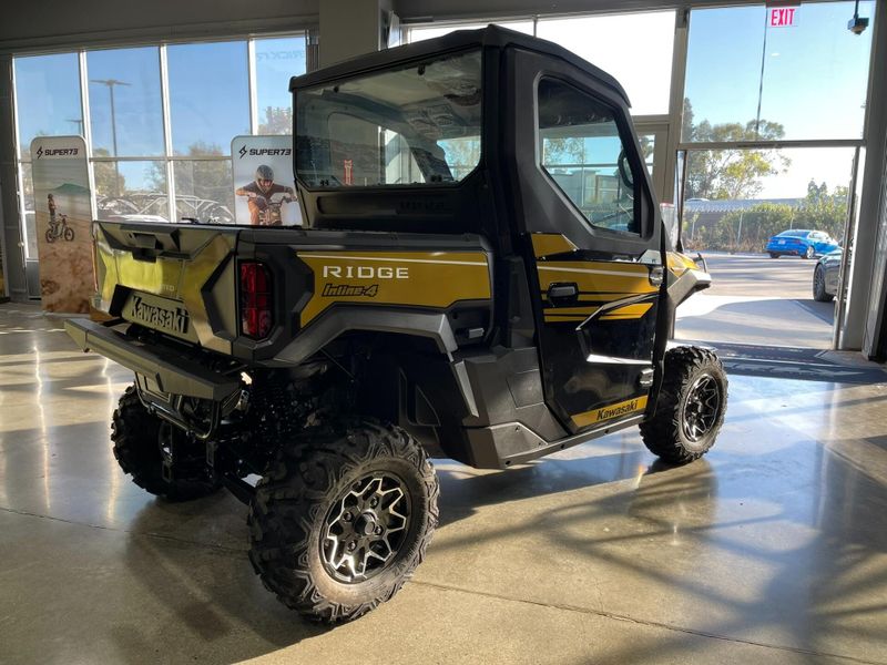 New 2024 Kawasaki RIDGE LIMITED  in a METALLIC SHADOW GOLD exterior color. Del Amo Motorsports of Redondo Beach (424) 390-7811 delamomotorsports.com 