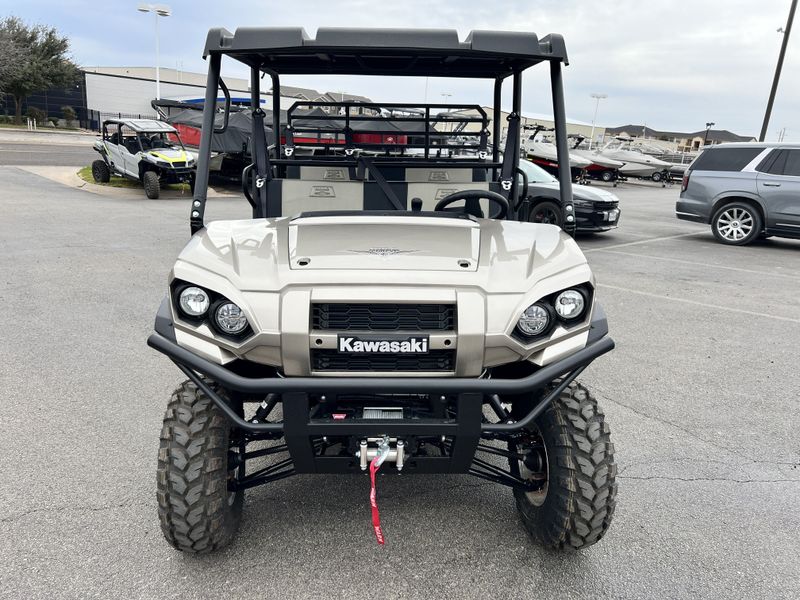 2024 KAWASAKI MULE PROFXT 1000 LE RANCH EDITION  METALLIC TITANIUM in a SILVER exterior color. Family PowerSports (877) 886-1997 familypowersports.com 