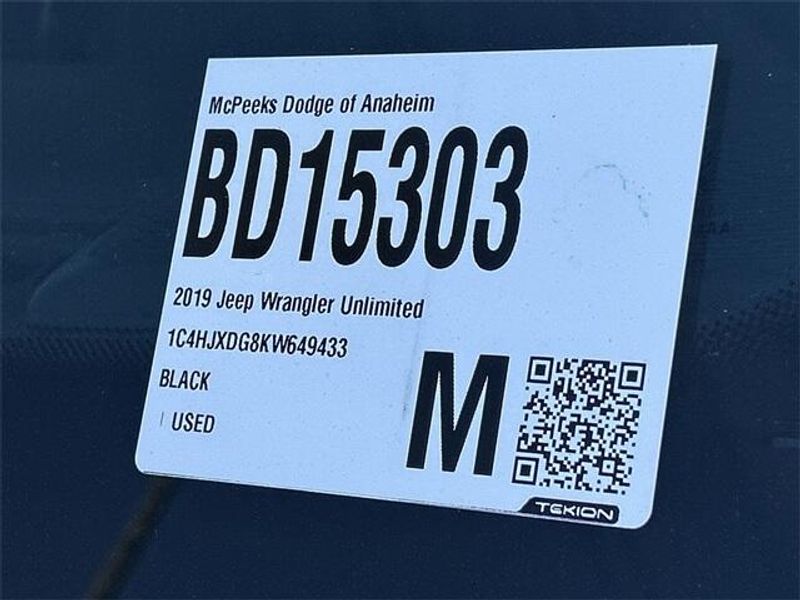 2019 Jeep Wrangler Unlimited Sport SImage 32