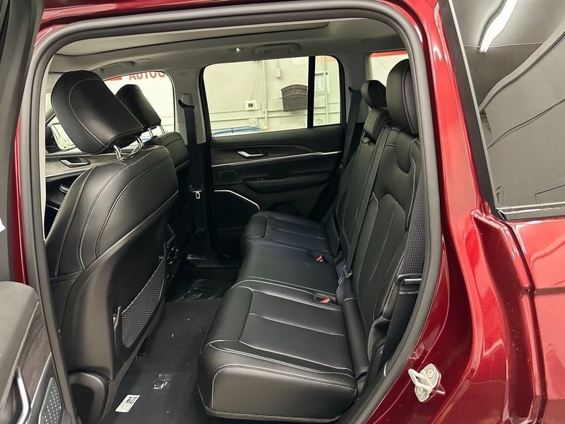 2024 Jeep Grand Cherokee 4xe in a Velvet Red Pearl Coat exterior color and Global Blackinterior. Marina Auto Group (855) 564-8688 marinaautogroup.com 