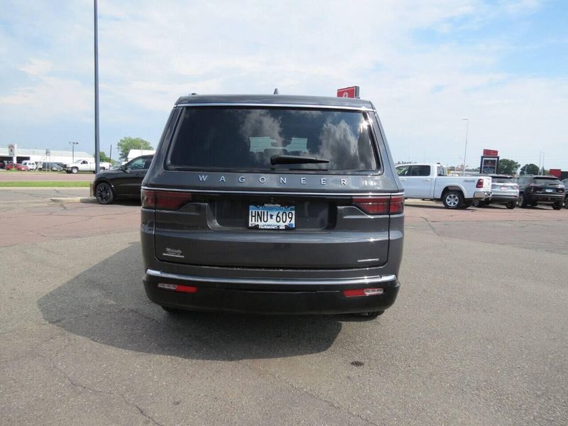 2022 Wagoneer Series III 4x4 4dr SUV in a Gray exterior color and Blackinterior. Militello Motors ​507-200-4344 militellomotors.net 