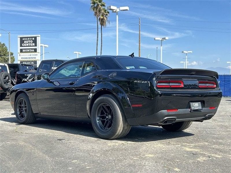 2023 Dodge Challenger Srt Demon in a Pitch Black Clear Coat exterior color. McPeek