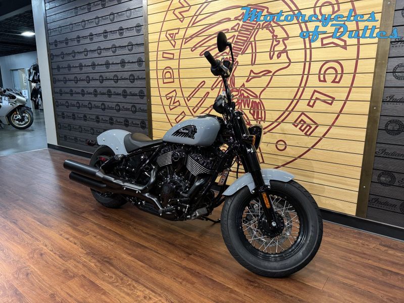 2024 Indian Motorcycle Chief Bobber Dark Horse  in a Storm Gray exterior color. Motorcycles of Dulles 571.934.4450 motorcyclesofdulles.com 