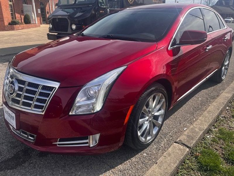 2013 Cadillac XTS  in a RED exterior color. Riedman Motors Co family owned since 1926 "From our lot, to your driveway" (765) 222-5358 riedmanmotors.net 