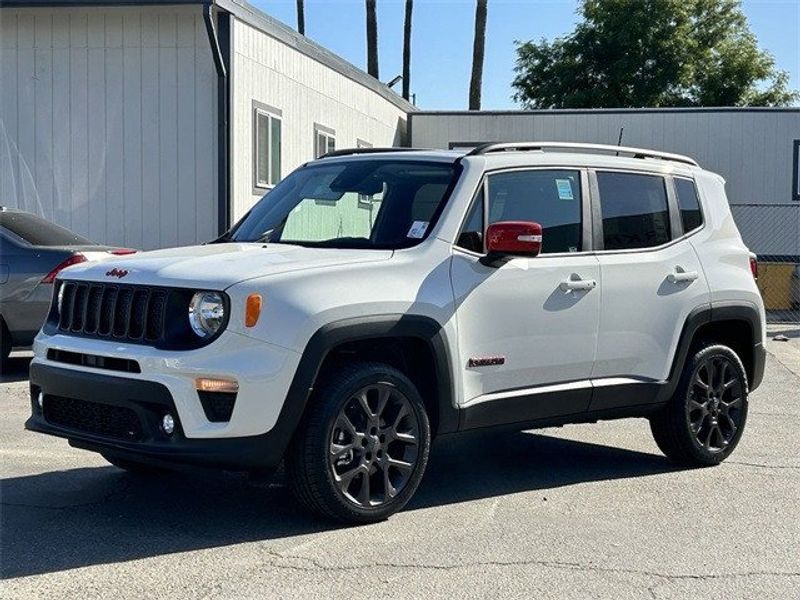 2023 Jeep Renegade (red) Edition in a Alpine White Clear Coat exterior color and Blackinterior. McPeek