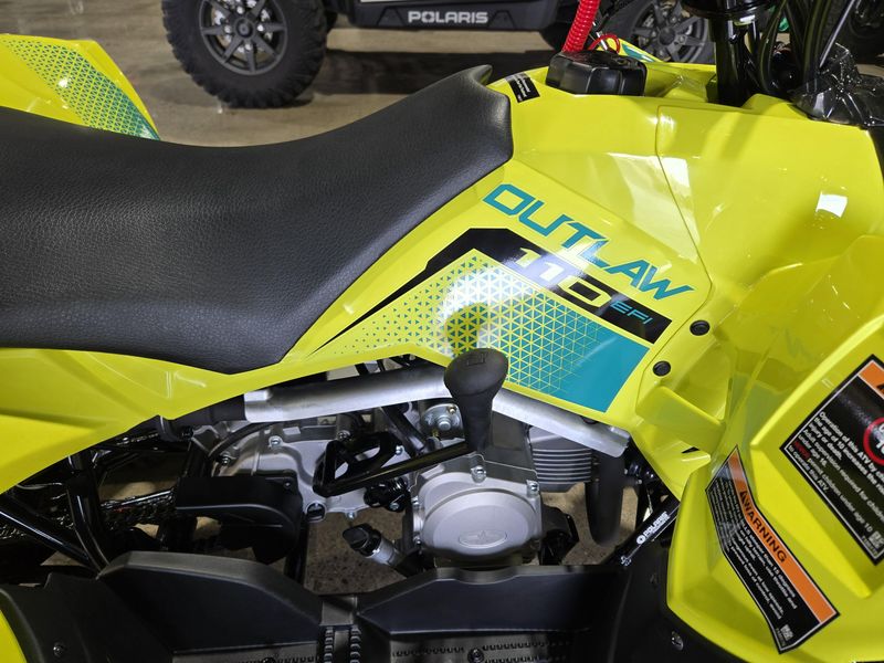 New 2026 Polaris OUTLAW 110 LIME SQUEEZE Image 7