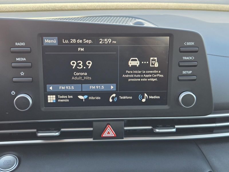 Used 2026 Hyundai Elantra Hybrid Blue Sedan