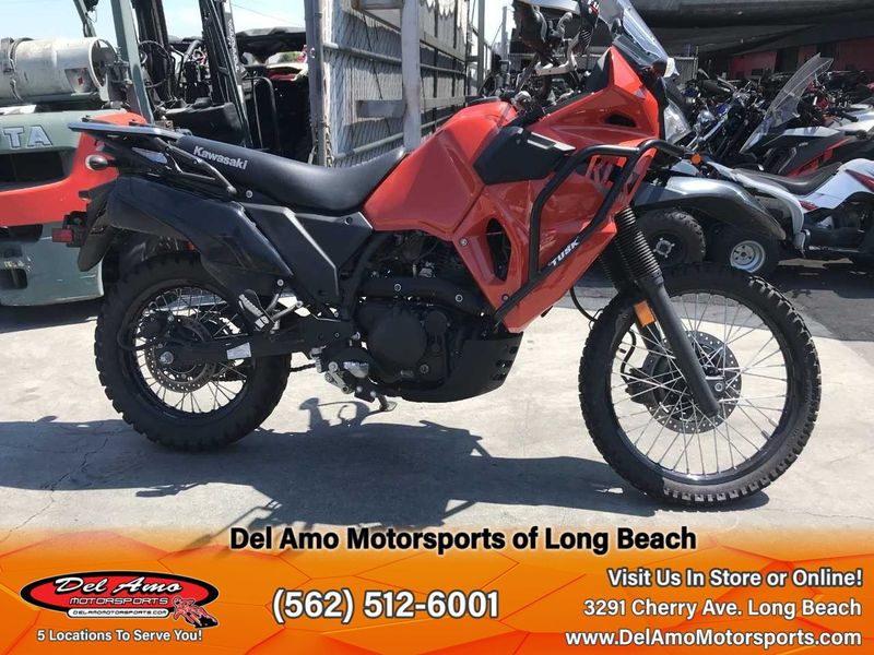 2022 Kawasaki KL650GNFNL  in a ORANGE exterior color. Del Amo Motorsports of Long Beach (562) 362-3160 delamomotorsports.com 