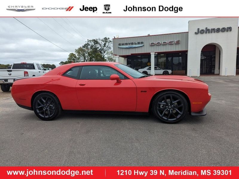 2023 Dodge Challenger R/T in a TorRed exterior color and Blackinterior. Johnson Dodge 601-693-6343 pixelmotiondemo.com 