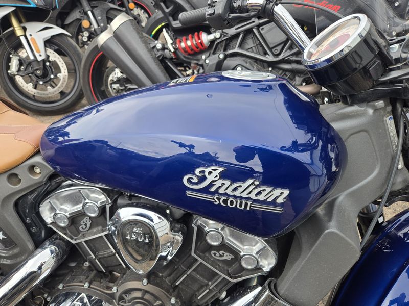 USED 2020 INDIAN MOTORCYCLE SCOUT DEEPWATER METALLIC WABS 49ST BASE Image 4