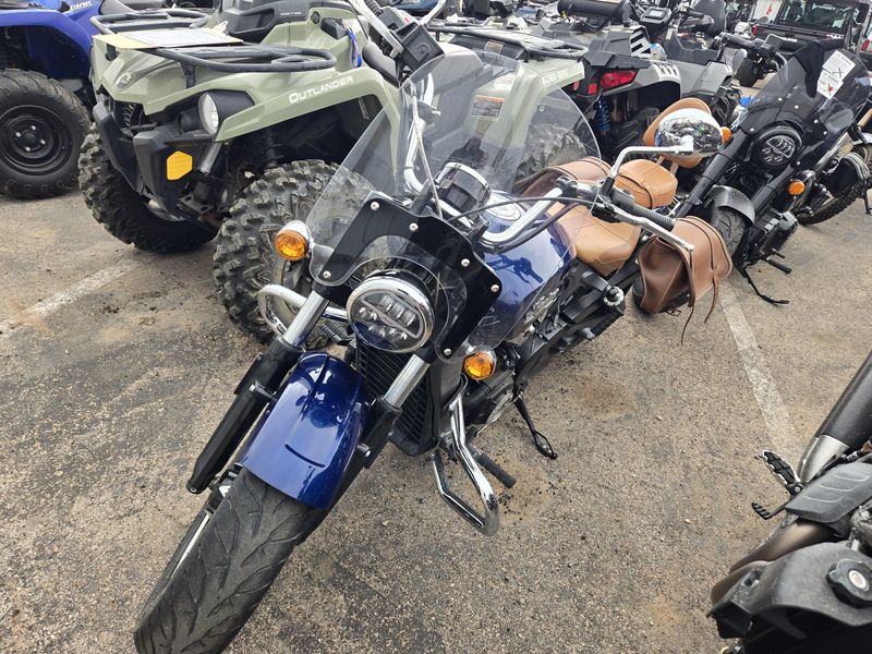USED 2020 INDIAN MOTORCYCLE SCOUT DEEPWATER METALLIC WABS 49ST BASE Image 3