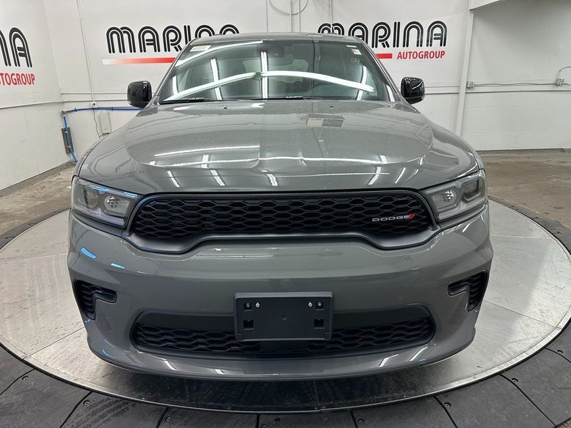 2024 Dodge Durango Gt Plus Awd in a Destroyer Gray Clear Coat exterior color. Marina Auto Group (855) 564-8688 marinaautogroup.com 