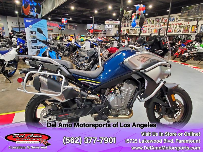 2023 CFMOTO CF800-5US  in a TWILIGHT BLUE exterior color. Del Amo Motorsports of Los Angeles (562) 262-9181 delamomotorsports.com 