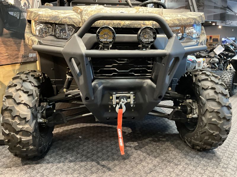 2023 Can-Am DEFENDER MAX XT HD9 in a MOSSY OAK CAMO exterior color. BMW Motorcycles of Modesto 209-524-2955 bmwmotorcyclesofmodesto.com 