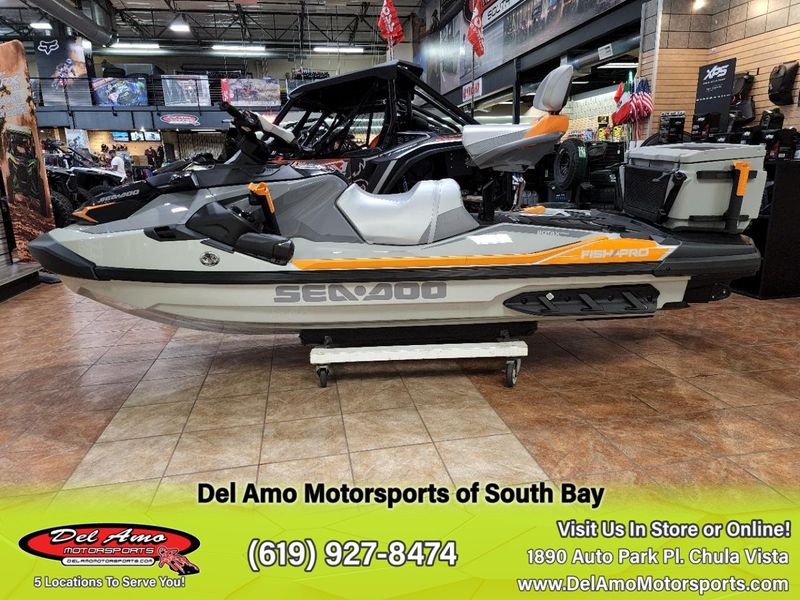 2024 Sea-Doo 19RG  in a SHARK GREY / ORANGE CRUSH exterior color. Del Amo Motorsports of South Bay (619) 547-1937 delamomotorsports.com 