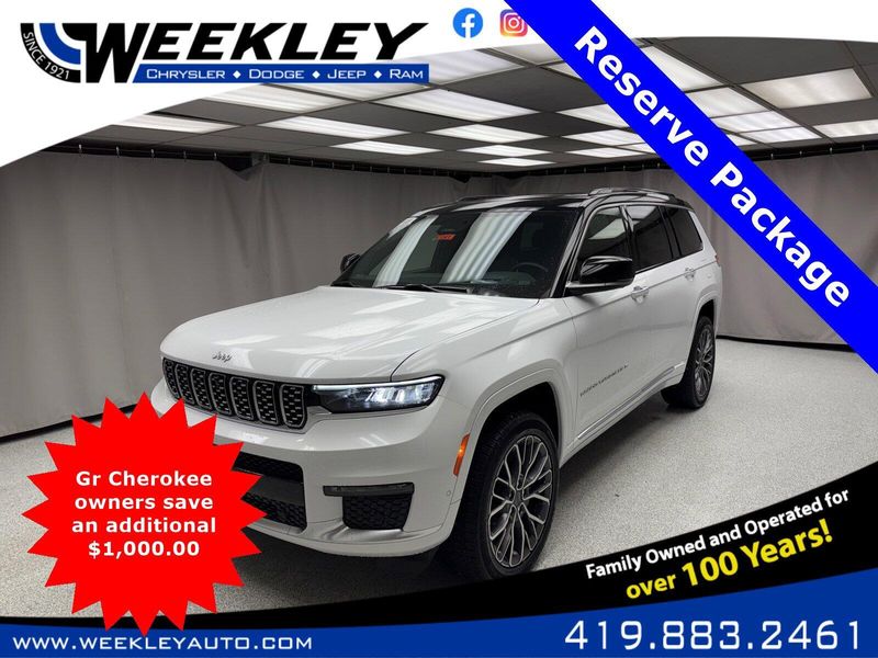 New 2025 Jeep Grand Cherokee L Summit Reserve 4x4Image 1