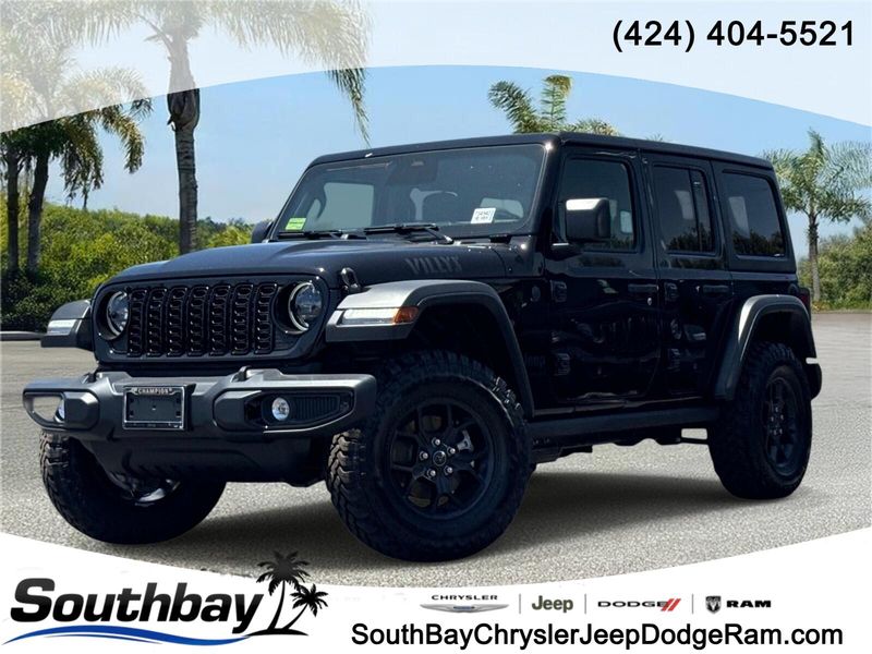 New 2026 Jeep Wrangler 4-door Willys