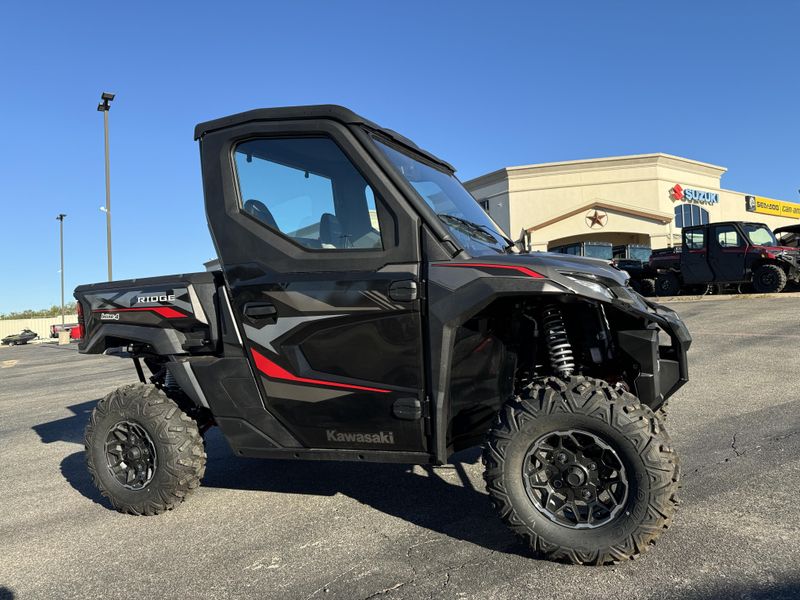 2024 Kawasaki RIDGE XR WITH HVAC RED AND BLACKImage 2