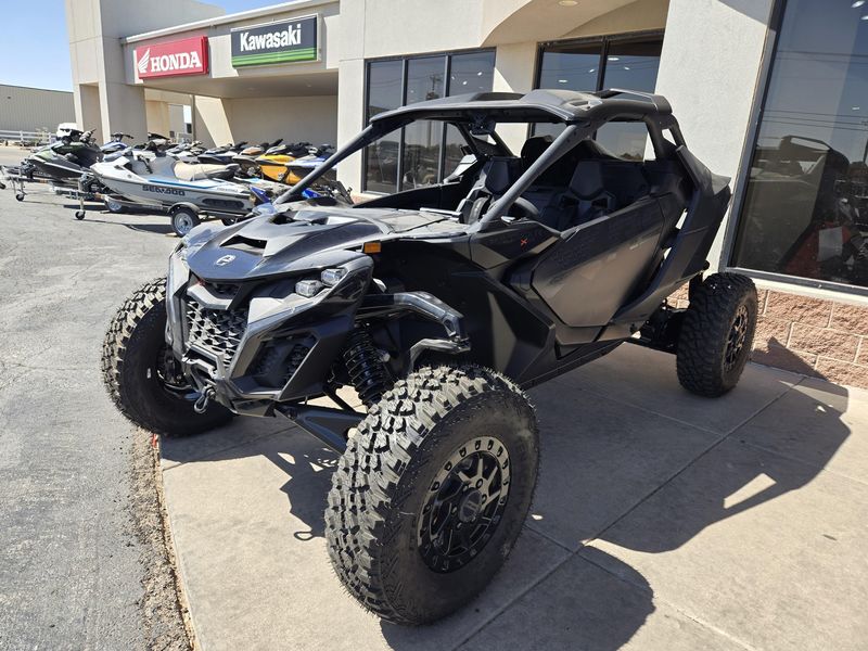 2025 Can-Am MAVERICK R X RS WITH SMARTSHOX 999T DCT TRIPLE BLACKImage 4