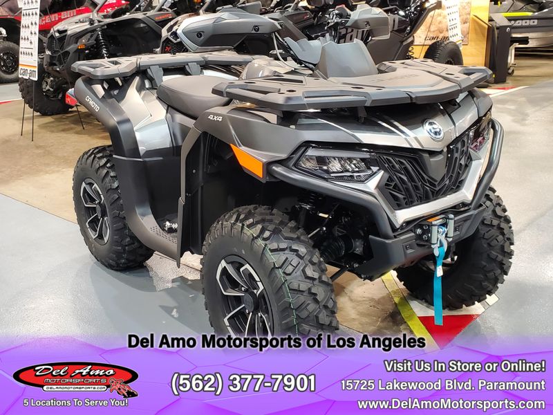 2024 CFMOTO CF600AU-3SA  in a VELOCITY GREY exterior color. Del Amo Motorsports of Los Angeles (562) 262-9181 delamomotorsports.com 