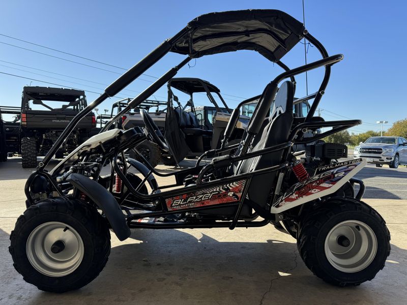 2022 TRAILMASTER BLAZER 200EX WHITE  in a WHITE exterior color. Family PowerSports (877) 886-1997 familypowersports.com 