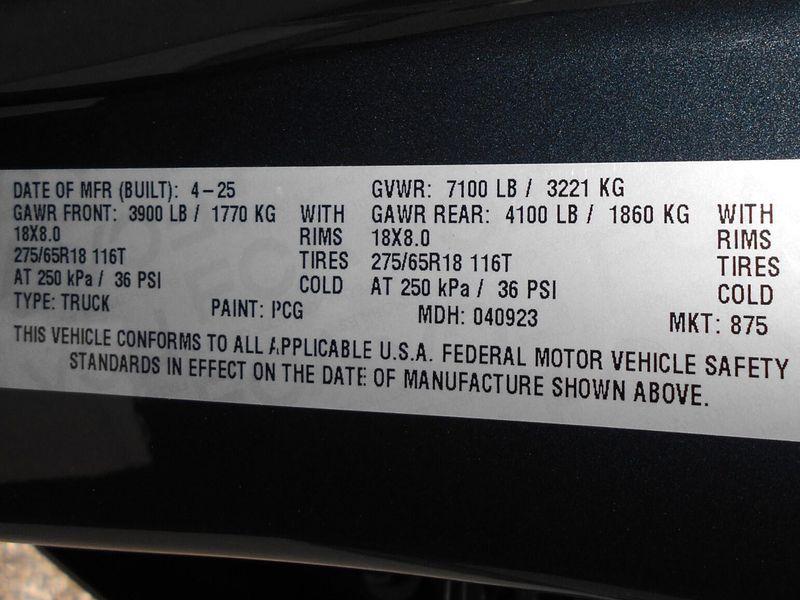 2025 RAM 1500 Big Horn Crew Cab 4x4 5