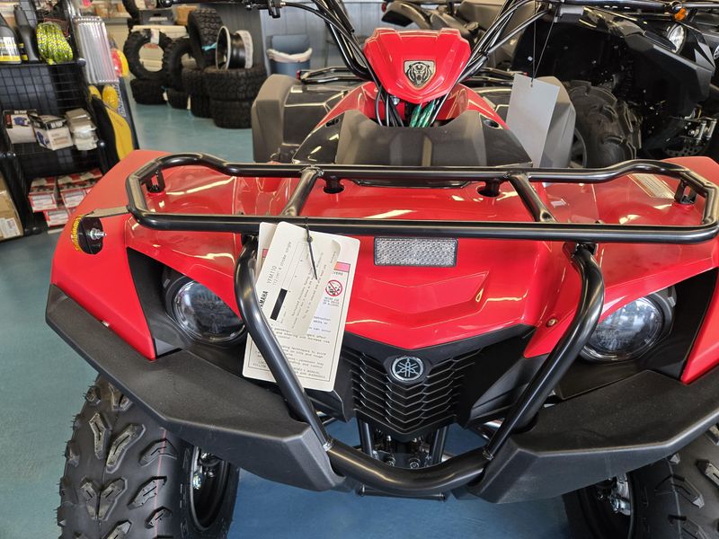2025 Yamaha GRIZZLY 110 GREY METALLIC AND RED Image 6